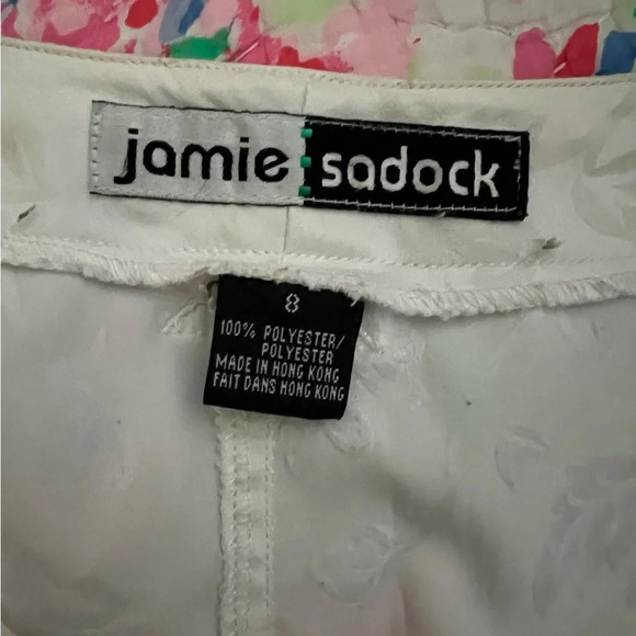 Jamie Saddocj‎ Vintage Floral Design Golf Capri Pants 8 - Picture 2 of 4